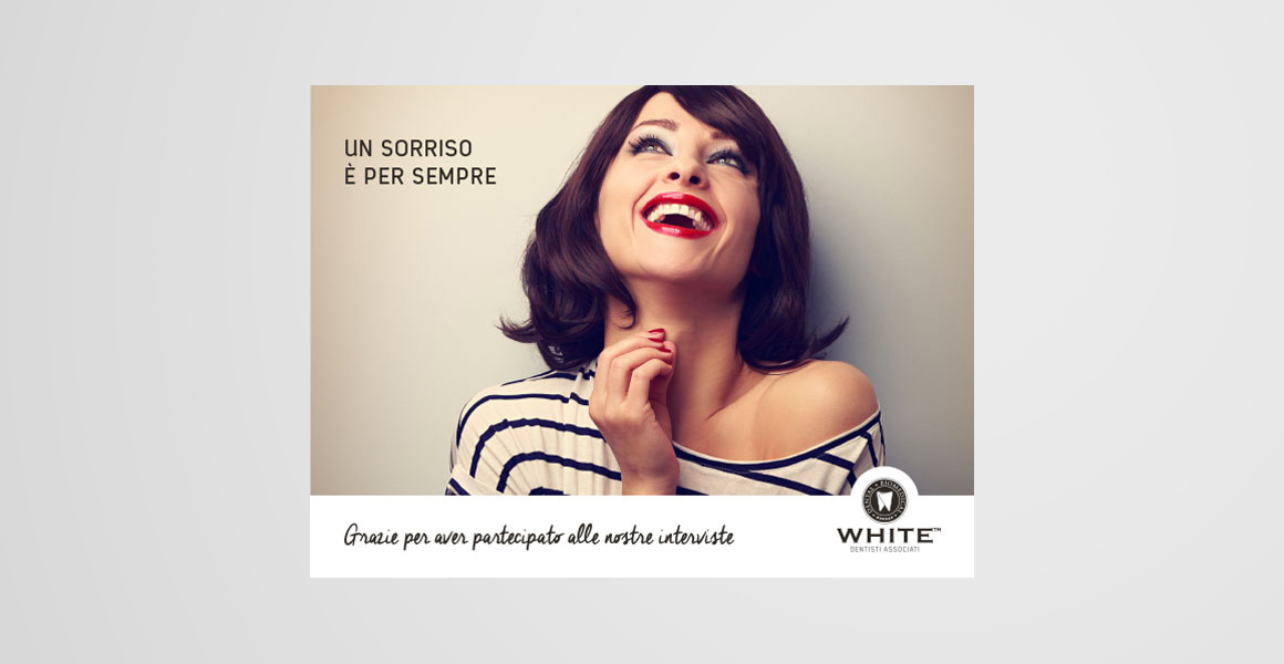 progettazione pubblicità White studi dentistici