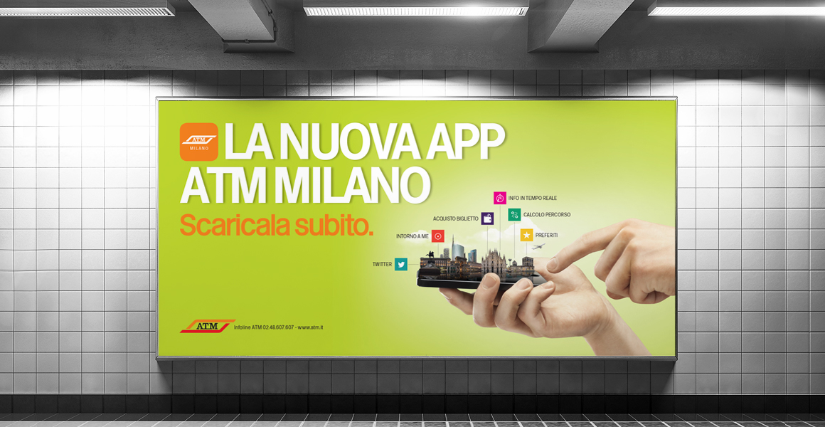 Affissione atm metropolitana