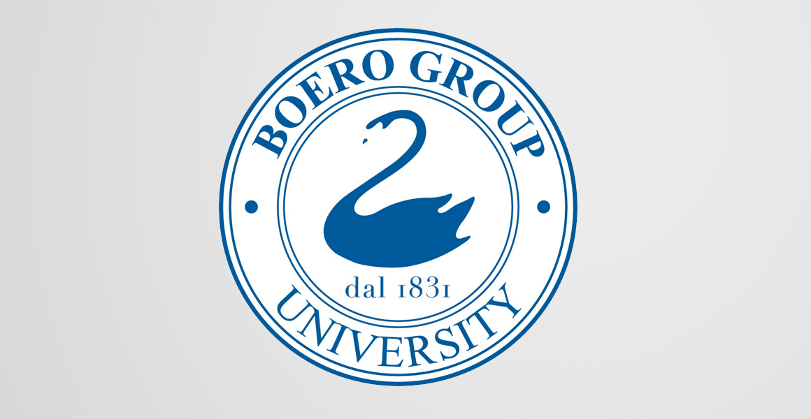 progettazione logotipo boero Group university