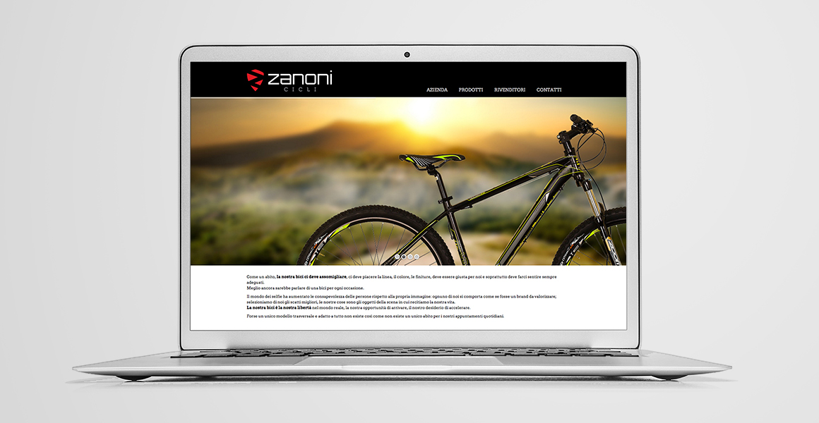 sviluppo sito web zanoni cicli
