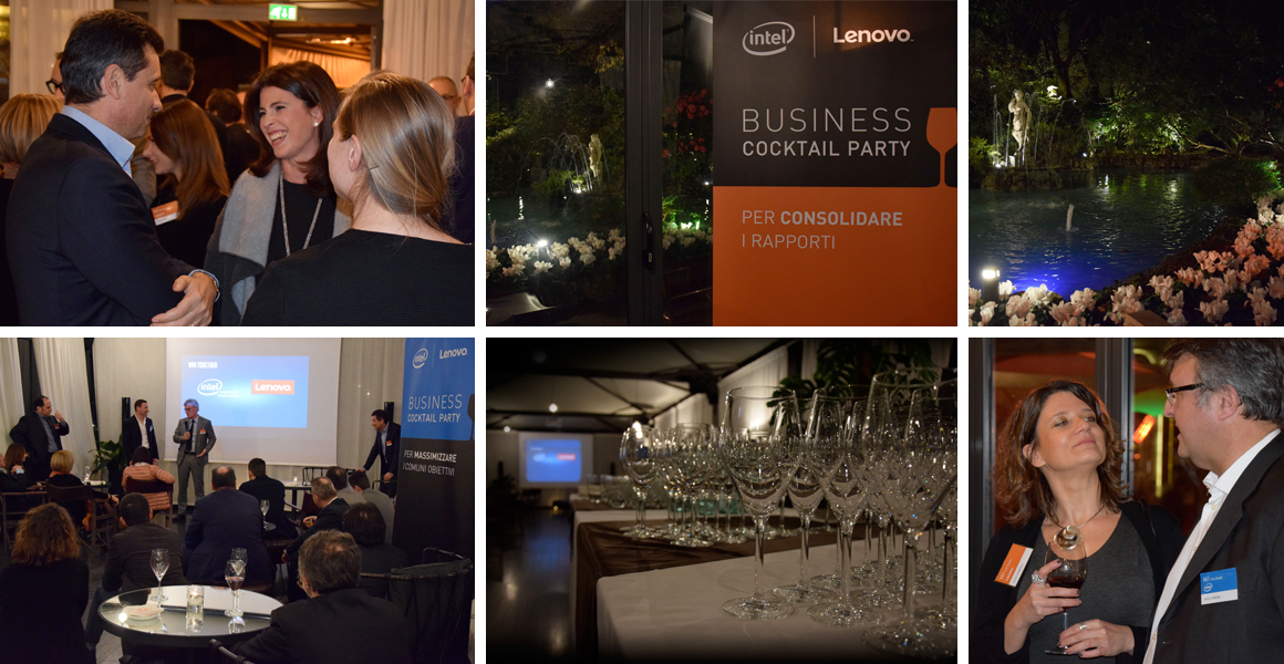 Evento aziendale Intel Lenovo Milano