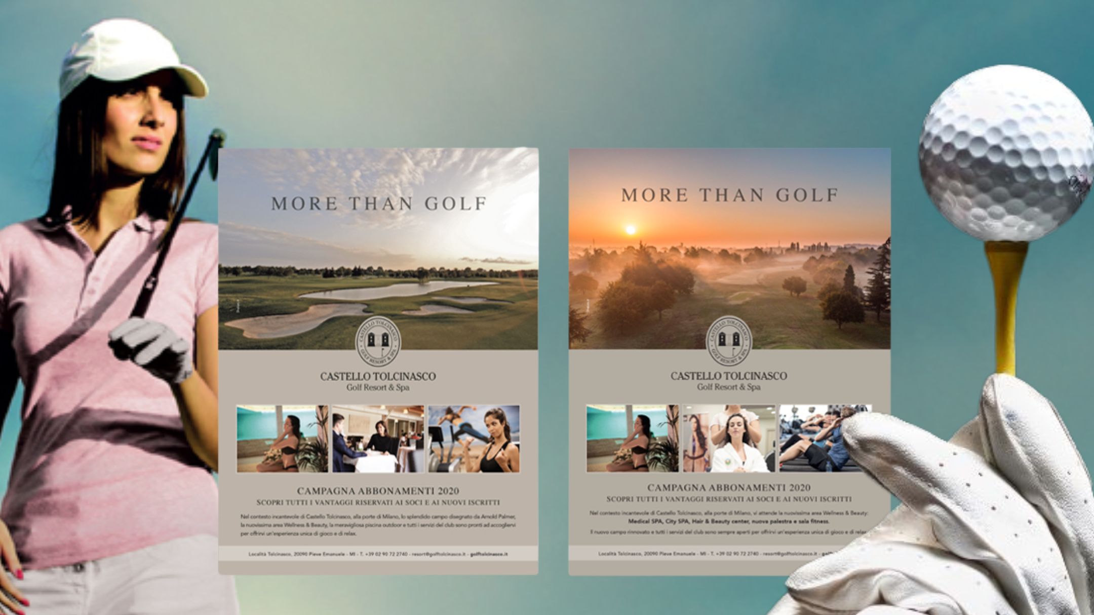 Grafica e Adv per Golf Club Castello Tolcinasco