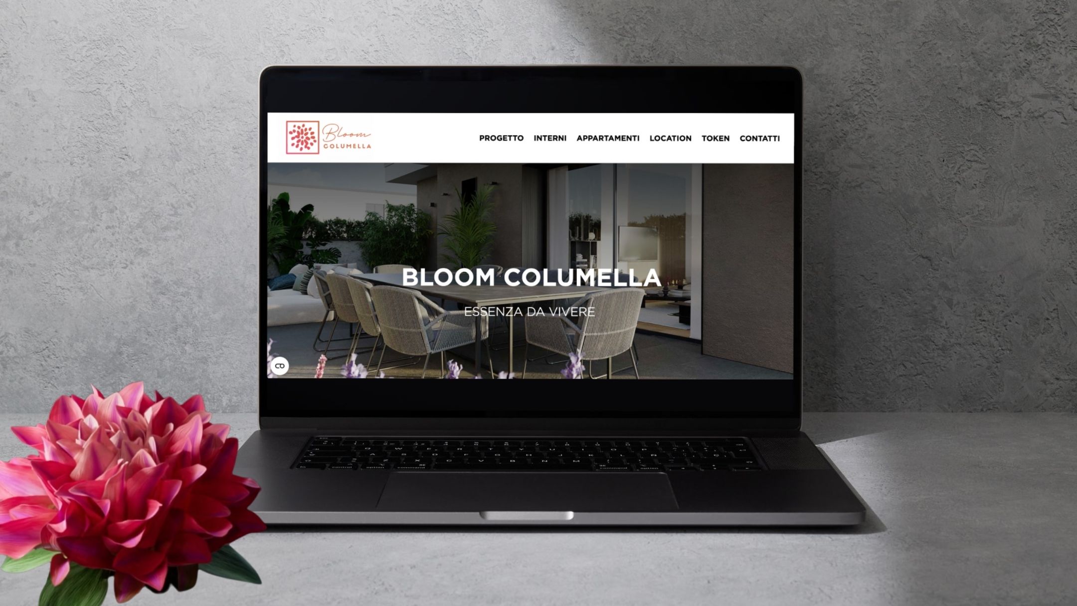 Realizzazione sito web costruzione cantiere Bloom Columella Milano